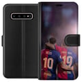 Miniatyrbillede 1 af 3: Kompatibel Tegnebogsetui til Samsung Galaxy S10+ Lamine Yamal VS Messi