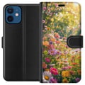 Miniatyrbilde 1 av 3: Kompatibelt Lommeboketui til Apple iPhone 12 Blomstrende hage