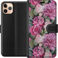 Pikkukuva 1 / 3: Yhteensopiva Lompakkokotelo Apple iPhone 11 Pro Max Kukat