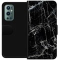 Miniatyrbillede 1 af 3: Kompatibel Tegnebogsetui til OnePlus 9 Pro Svart Marmor