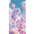 Miniatyrbild 4 av 4: Kompatibelt Plånboksfodral till Apple iPhone 13 Pro Enhörning Candy Pastell Kawaii Motiv Söt Populär Färg