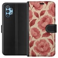 Miniatyrbilde 1 av 3: Kompatibelt Lommeboketui til Samsung Galaxy A32 5G Rose Blomst