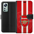 Pikkukuva 1 / 3: Yhteensopiva Lompakkokotelo Xiaomi 12 Arsenal-logo punavalkoisella taustalla, klassinen jalkapallodesign seuran todellisille faneille