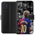 Miniatyrbillede 1 af 3: Kompatibel Tegnebogsetui til Samsung Galaxy A51 FCB Yamal Barcelona fremtidens fodboldstjerne