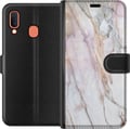 Miniatyrbilde 1 av 2: Kompatibelt Lommeboketui til Samsung Galaxy A20e Marmor