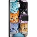Miniatyrbillede 3 af 3: Kompatibel Tegnebogsetui til Xiaomi 12 Pro Farverige Katte