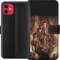 Miniatyrbild 1 av 3: Kompatibelt Plånboksfodral till Apple iPhone 11 Stranger Things-gruppbild med hjältarna i mörk fantasymiljö och hotfull varelse