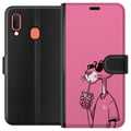 Pikkukuva 1 / 2: Yhteensopiva Lompakkokotelo Samsung Galaxy A20e Pink Panteri Juoma