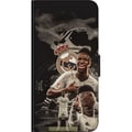 Miniatyrbilde 2 av 2: Kompatibelt Lommeboketui til Samsung Galaxy A03s Vinicius Junior Real Madrid Brasil eksplosiv tekniker som skaper målsjanser og driver spillet fremov