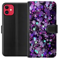 Miniatyrbilde 1 av 3: Kompatibelt Lommeboketui til Apple iPhone 11 Lilla Glitter