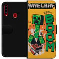 Miniatyrbild 1 av 2: Kompatibelt Plånboksfodral till Samsung Galaxy A20s Minecraft Boom
