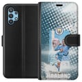 Miniatyrbillede 1 af 3: Kompatibel Tegnebogsetui til Samsung Galaxy A32 5G Erling Haaland Manchester City Norge målgaranti enorm fysik og knivskarpe afslutninger der gør ham