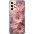 Pikkukuva 1 / 3: Yhteensopiva Puhelinkuori Samsung Galaxy A33 5G Vaaleanpunaiset kukat kukkakuvioinen design