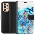 Miniatyrbilde 1 av 3: Kompatibelt Lommeboketui til Samsung Galaxy A33 5G Erling Haaland Manchester City Norge ultrarask og sterk spiss med utrolig effektivitet og toppnivå