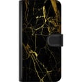 Miniatyrbillede 3 af 3: Kompatibel Tegnebogsetui til Samsung Galaxy S9+ Marmor Sort & Guld