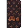 Miniatyrbilde 3 av 3: Kompatibelt Lommeboketui til OnePlus 9 Pro Grafisk monogrammønster med oppdelt bamse i kunstnerisk stil