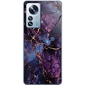 Miniatyrbillede 1 af 3: Kompatibel Mobilcover til Xiaomi 12 Pro Marmor Blå Lilla