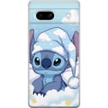 Miniatyrbild 1 av 3: Kompatibelt Mobilskal till Google Pixel 7a Stitch godnatt moln sovande cute bedtime clouds kawaii cosy blue character soft aesthetic poster