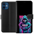 Pikkukuva 1 / 3: Yhteensopiva Lompakkokotelo Apple iPhone 12 mini Neon Roblox -huppari, jossa on siisti peliaihe, hehkuvat värit ja futuristinen ilme