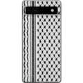Pikkukuva 1 / 3: Yhteensopiva Puhelinkuori Google Pixel 6a Palestiinalainen kuvio - perinteiseen tyyliin inspiroima keffiyeh-kangas