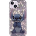 Miniatyrbild 1 av 3: Kompatibelt Mobilskal till Apple iPhone 14 Plus Stitch med fjärilar söt Disney kawaii blå alien butterflies magiskt pastell drömmigt motiv poster