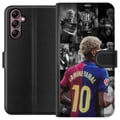 Miniatyrbild 1 av 3: Kompatibelt Plånboksfodral till Samsung Galaxy A14 5G FCB Yamal Barcelona framtidens fotbollsstjärna