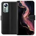 Miniatyrbillede 1 af 3: Kompatibel Tegnebogsetui til Xiaomi 12 Marmormønster luksusdesignsten