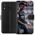 Miniatyrbillede 1 af 2: Kompatibel Tegnebogsetui til Samsung Galaxy A40 Vinicius Junior, brasiliansk fodboldstjerne