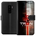 Miniatyrbillede 1 af 3: Kompatibel Tegnebogsetui til Samsung Galaxy S9+ Tron Ares elektrisk gitterstil, moderne sci-fi-design med stærke farver, lyseffekter og digital stemn