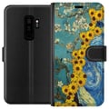 Miniatyrbillede 1 af 3: Kompatibel Tegnebogsetui til Samsung Galaxy S9+ Van Gogh plakat solsikke Stjernenat kunst blomster maleri kunstnerisk retro kunst impressionisme desi