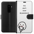 Miniatyrbillede 1 af 3: Kompatibel Tegnebogsetui til Samsung Galaxy S9+ Du Kender Ikke Mit Adgangskode