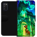 Miniatyrbilde 1 av 2: Kompatibelt Lommeboketui til Samsung Galaxy A03s Scooby Doo hjemsøkt hus-plakat tegnefilm mysterium hund spøkelse grønn skummel Halloween retro serie