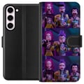 Pikkukuva 1 / 3: Yhteensopiva Lompakkokotelo Samsung Galaxy S23+ KPop Demon Hunters -keräilyhahmo, tumma tyyli
