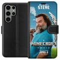 Miniatyrbild 1 av 3: Kompatibelt Plånboksfodral till Samsung Galaxy S23 Ultra A Minecraft Movie
