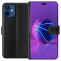 Miniatyrbilde 1 av 3: Kompatibelt Lommeboketui til Apple iPhone 12 Basketballplakat neon basketball sport glødende lilla blå retrobane idrettsutøver sportsdesign kunst