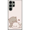 Miniatyrbillede 1 af 3: Kompatibel Mobilcover til Samsung Galaxy S23 Ultra Kawaii Søde Katte