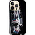 Miniatyrbillede 1 af 3: Kompatibel Mobilcover til Apple iPhone 14 Pro BMW M Power-illustration – nærbillede af sportsvogn i hvidt racerløbsdesign