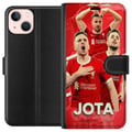 Pikkukuva 1 / 3: Yhteensopiva Lompakkokotelo Apple iPhone 13 mini Liverpool Jota juliste Portugali hyökkääjä kärkipelaaja Premier League Reds jalkapallo pelaaja seura