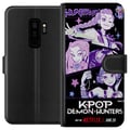 Miniatyrbillede 1 af 3: Kompatibel Tegnebogsetui til Samsung Galaxy S9+ Kpop Dæmonjægere Huntrix Stjerner Mira Zoey Rumi Lilla Idolglød