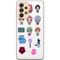 Pikkukuva 1 / 3: Yhteensopiva Puhelinkuori Samsung Galaxy A33 5G Kpop Demonien Metsästäjät Chibi Söpöt Idolitem Anime Tyyli Sarjakuva Kawaii Taide