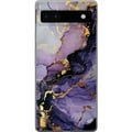 Pikkukuva 1 / 3: Yhteensopiva Puhelinkuori Google Pixel 6a Purppuranhohtoinen Marmori