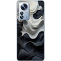 Pikkukuva 1 / 3: Yhteensopiva Puhelinkuori Xiaomi 12 Pro Silkki Musta/Valkoinen