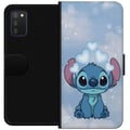 Miniatyrbild 1 av 2: Kompatibelt Plånboksfodral till Samsung Galaxy A03s Stitch Hoppande Glädje – Rolig Design för Present