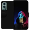 Miniatyrbilde 1 av 3: Kompatibelt Lommeboketui til OnePlus 9 Pro Squid Game plakat Netflix koreansk serie overlevelsesdrama maske kort hettekledd retrodesign thriller fana