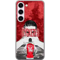 Miniatyrbild 1 av 3: Kompatibelt Mobilskal till Samsung Galaxy S23 Viktor Gyökeres Red Passion Design fotbollsinspirerad konst med stark energi kraft och sportig känsla i