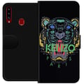 Miniatyrbild 1 av 2: Kompatibelt Plånboksfodral till Samsung Galaxy A20s Kenzo tiger Paris mode poster fashion luxury streetwear brand logo ikonisk svart bakgrund retro a