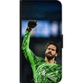 Miniatyrbild 2 av 2: Kompatibelt Plånboksfodral till Samsung Galaxy A20s Alisson Liverpool Brasilien enda målvakten på listan fotboll keeper reflexsnabb stabil trygg och