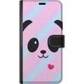 Pikkukuva 3 / 3: Yhteensopiva Lompakkokotelo Samsung Galaxy S23+ Sateenkaari Panda