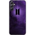 Miniatyrbild 1 av 3: Kompatibelt Mobilskal till Samsung Galaxy S23 FE BTS kpop logo purple galaxy poster space design korean band army symbol stjärnhimmel musik fan art