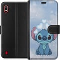 Miniatyrbillede 1 af 3: Kompatibel Tegnebogsetui til Samsung Galaxy A10 Stitch Hoppende Glæde - Sjovt Design til Gave